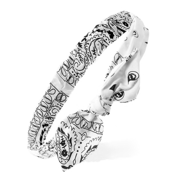 🌟HP🌟Forever 21 Black Bandana Headwrap - Picture 4 of 5